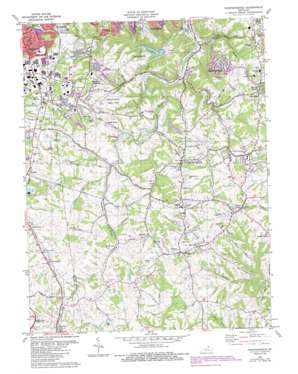 Independence topo map