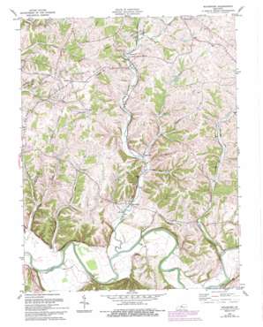 Waterford topo map