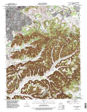 Valley Station USGS topographic map 38085a7
