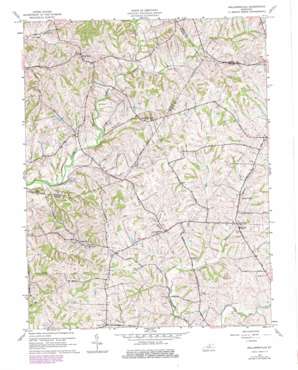 Ballardsville USGS topographic map 38085c3