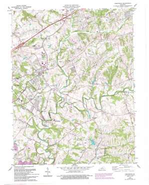 Crestwood USGS topographic map 38085c4