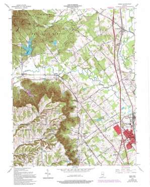Speed USGS topographic map 38085d7