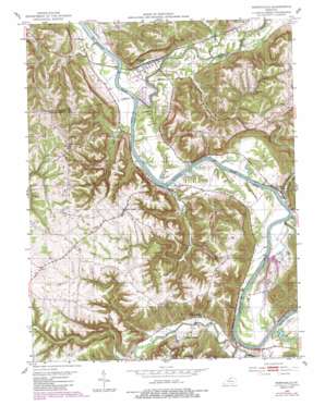 Franklinton USGS topographic map 38085e1