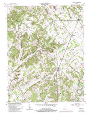 Otisco USGS topographic map 38085e6