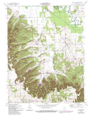Scottsburg USGS topographic map 38085f8