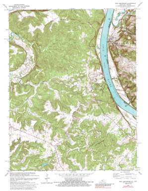 New Amsterdam USGS topographic map 38086a3