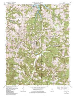 Birdseye USGS topographic map 38086c6