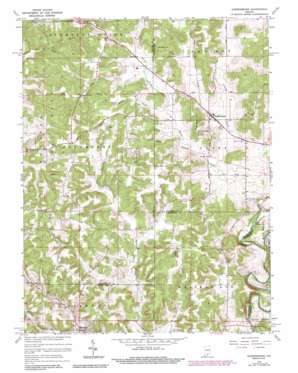 Hardinsburg USGS topographic map 38086d3