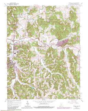 French Lick topo map