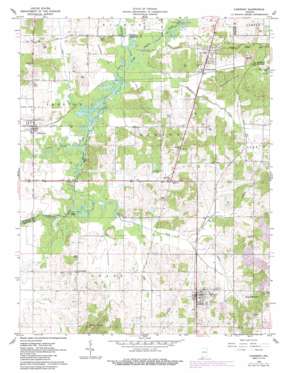 Chrisney USGS topographic map 38087a1