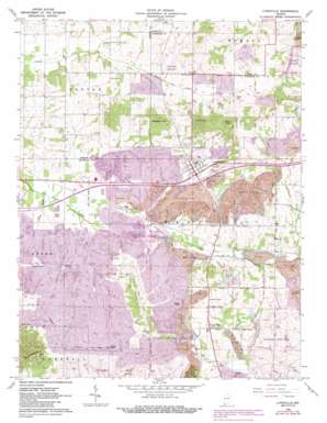 Lynnville USGS topographic map 38087b3