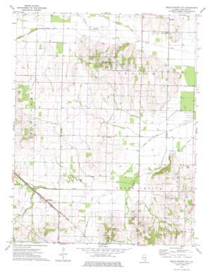 Belle Prairie City USGS topographic map 38088b5