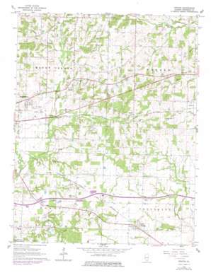 Opdyke USGS topographic map 38088c7