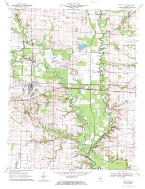Clay City USGS topographic map 38088f3