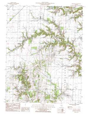 Oskaloosa USGS topographic map 38088g6