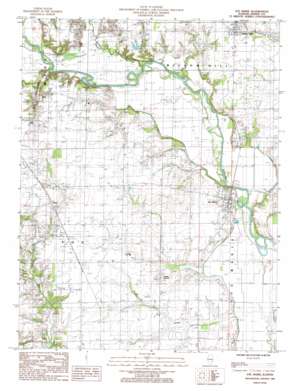 Sainte Marie USGS topographic map 38088h1