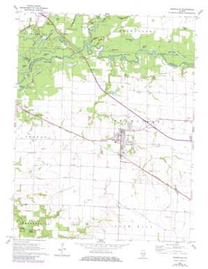 Okawville USGS topographic map 38089d5
