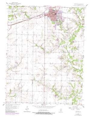 Highland USGS topographic map 38089f6