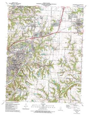 Collinsville topo map