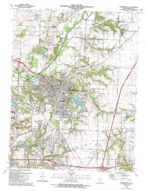 Edwardsville USGS topographic map 38089g8