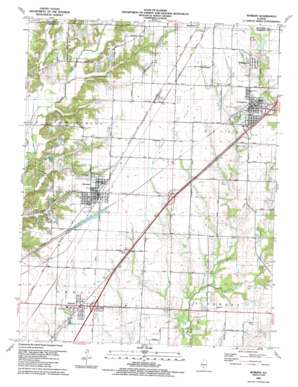 Worden USGS topographic map 38089h7