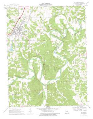Saint Clair USGS topographic map 38090c8