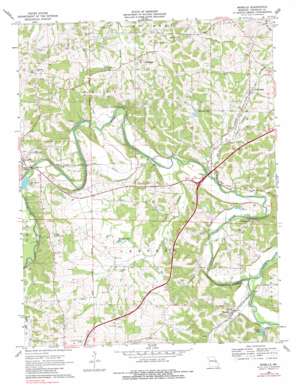 Moselle topo map