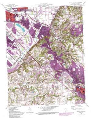 Saint Louis USGS topographic map 38090e1