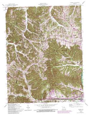 Eureka USGS topographic map 38090e6