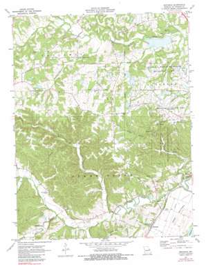 Defiance USGS topographic map 38090f7