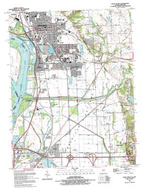 Wood River USGS topographic map 38090g1