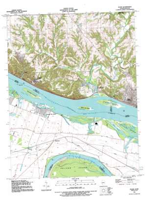 Elsah USGS topographic map 38090h3