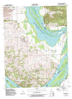 Brussels USGS topographic map 38090h5