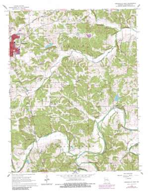 Owensville East USGS topographic map 38091c4