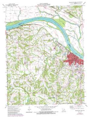 Washington West USGS topographic map 38091e1