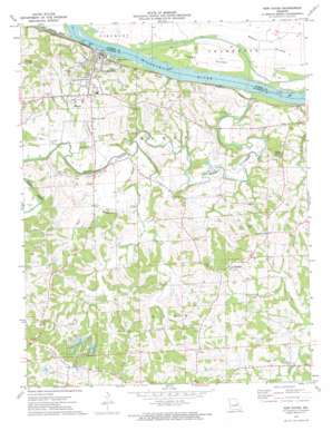New Haven topo map