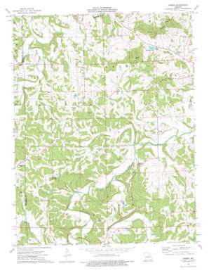 Dissen USGS topographic map 38091e3