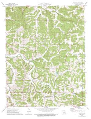 Luystown topo map