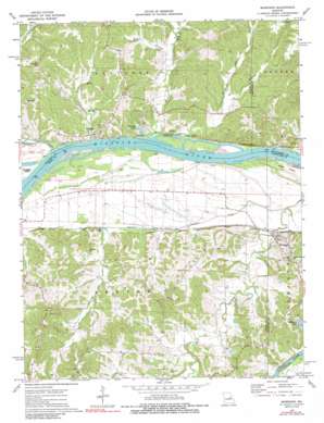 Gasconade USGS topographic map 38091f6