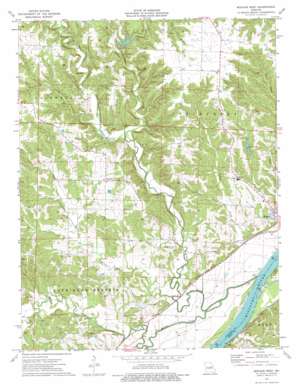 Mokane West USGS topographic map 38091f8