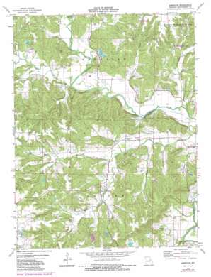 Americus USGS topographic map 38091g5
