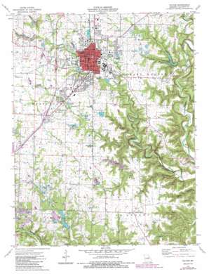 Fulton USGS topographic map 38091g8