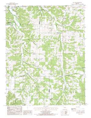 Van Cleve USGS topographic map 38092b2