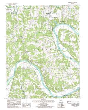 Wardsville USGS topographic map 38092d2