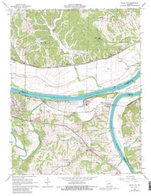 Osage City USGS topographic map 38092e1