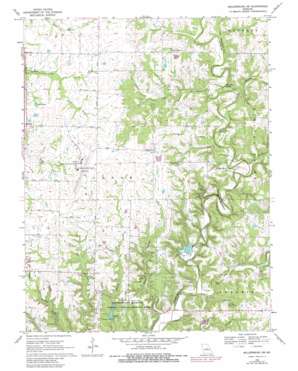 Millersburg SW USGS topographic map 38092g2