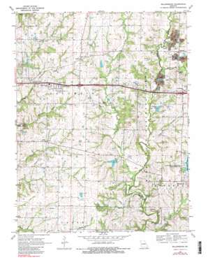 Millersburg USGS topographic map 38092h2