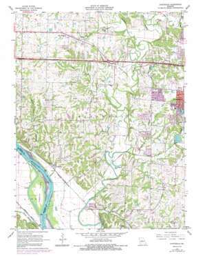 Huntsdale USGS topographic map 38092h4
