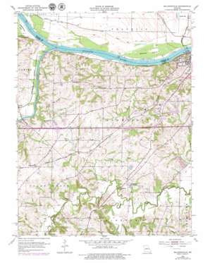 Boonville USGS topographic map 38092h7