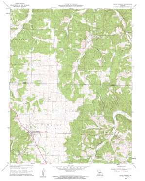 Cross Timbers USGS topographic map 38093a2